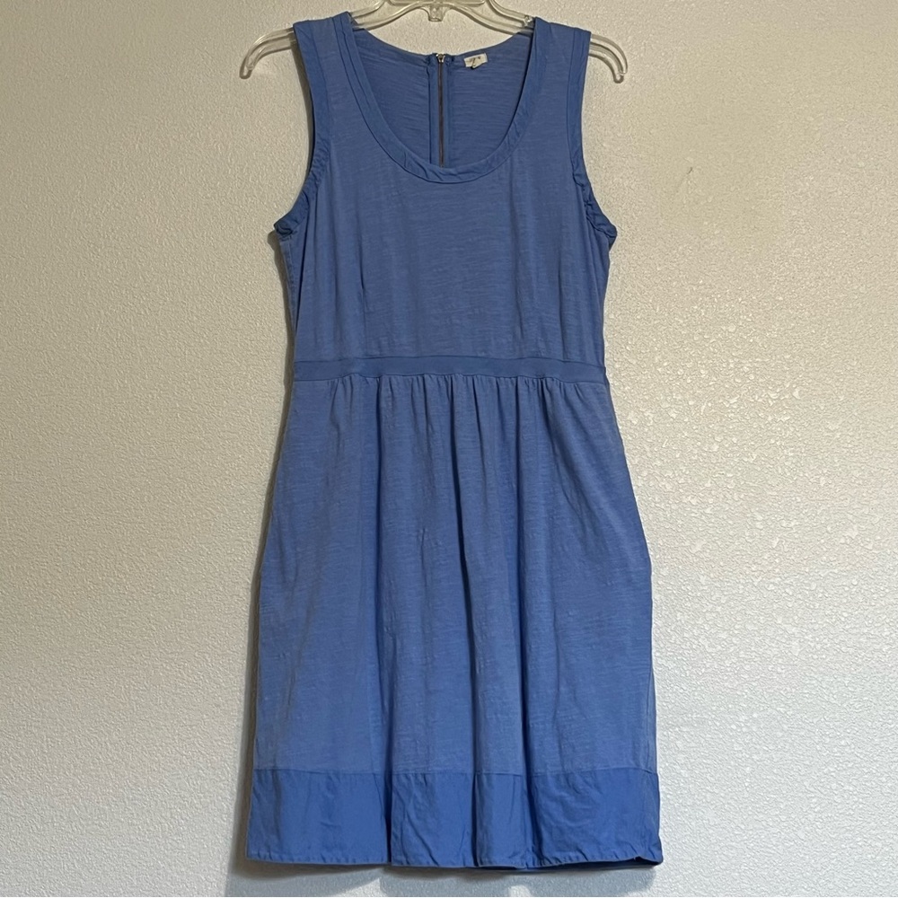 J Crew Sleeveless Blue Short Dress Size Small